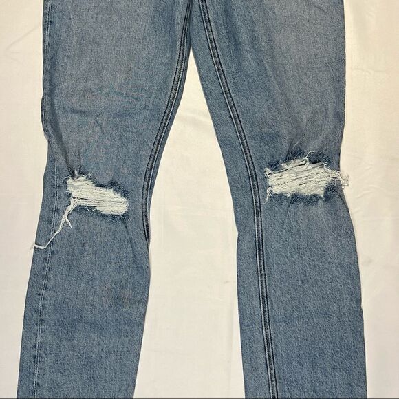 Reformation Jeans High & Skinny Jean in Miami Destroyed Wash 25 - Picture 4 of 12